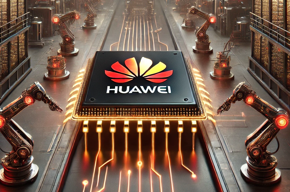 Великий чіп Huawei на виробництві